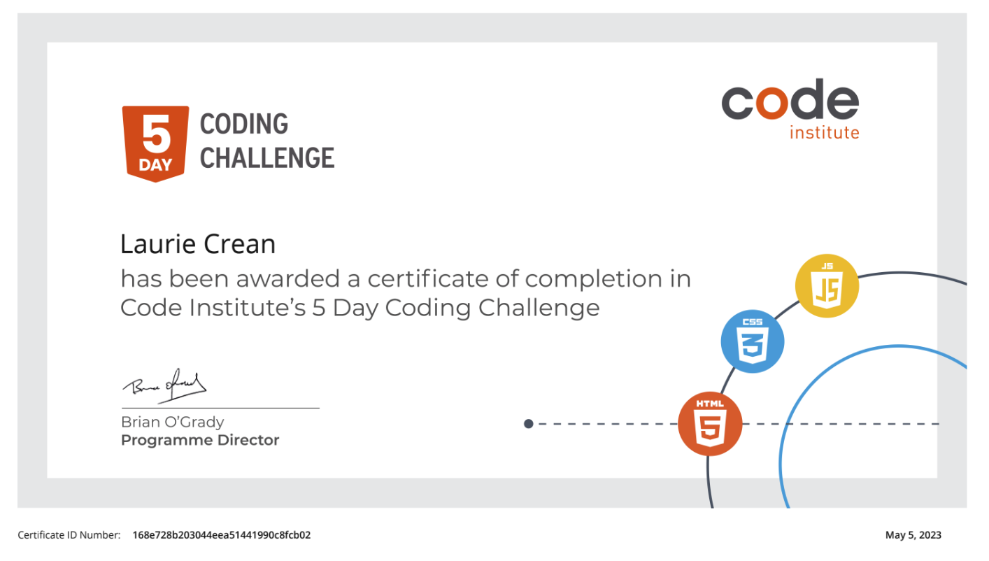 5 Day Coding Challenge